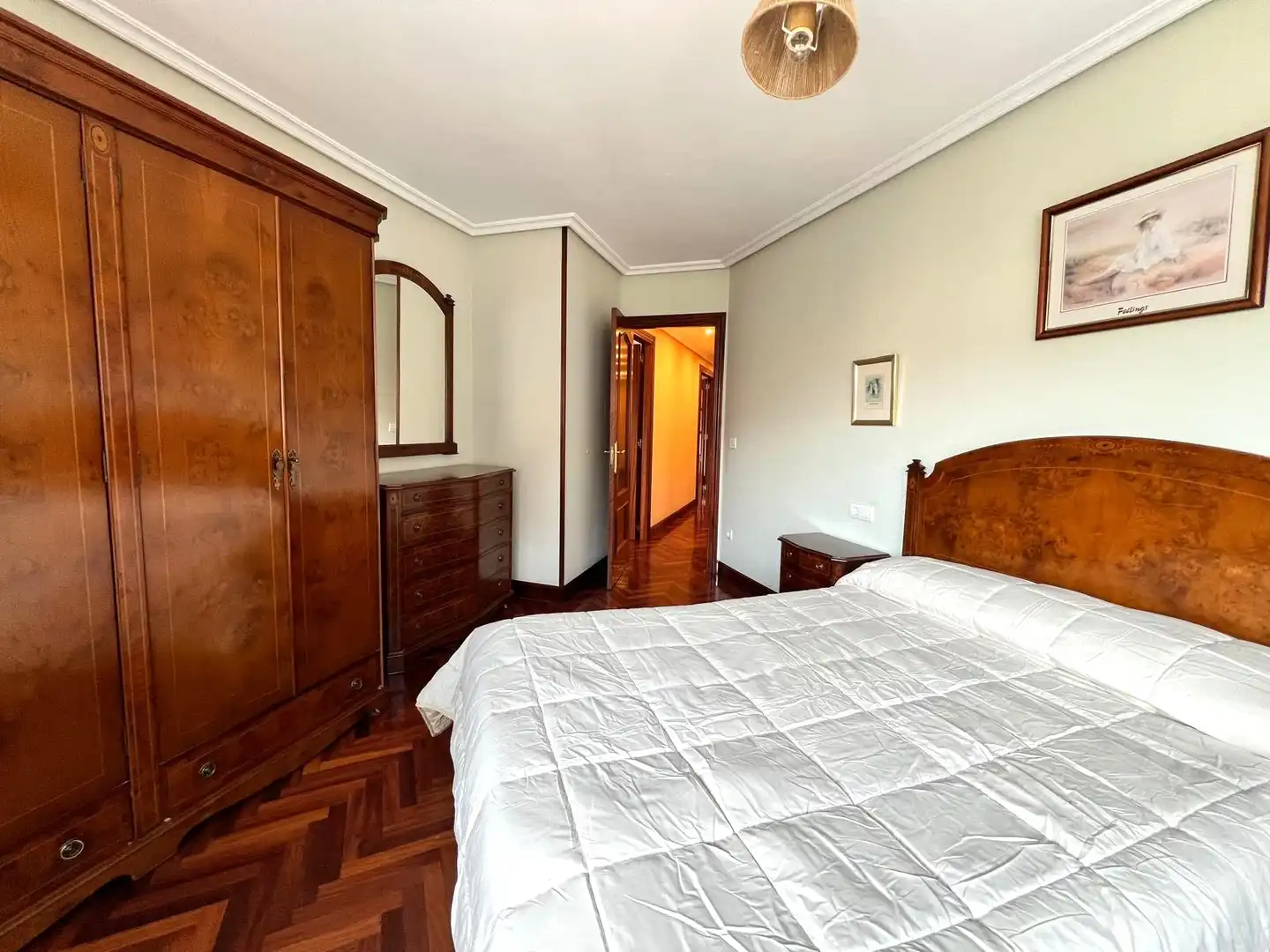 Schlafzimmer von Wohnung zum Verkauf in Andoain mit Heizung, Parkett und Abstellraum