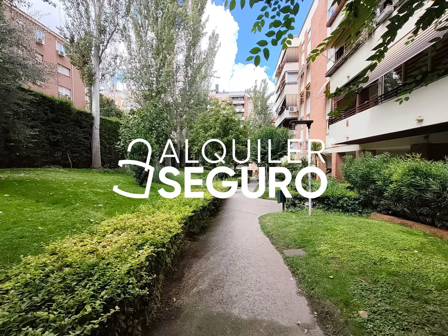 Vista exterior de Pis de lloguer en Madrid amb Calefacció, Piscina i Moblat