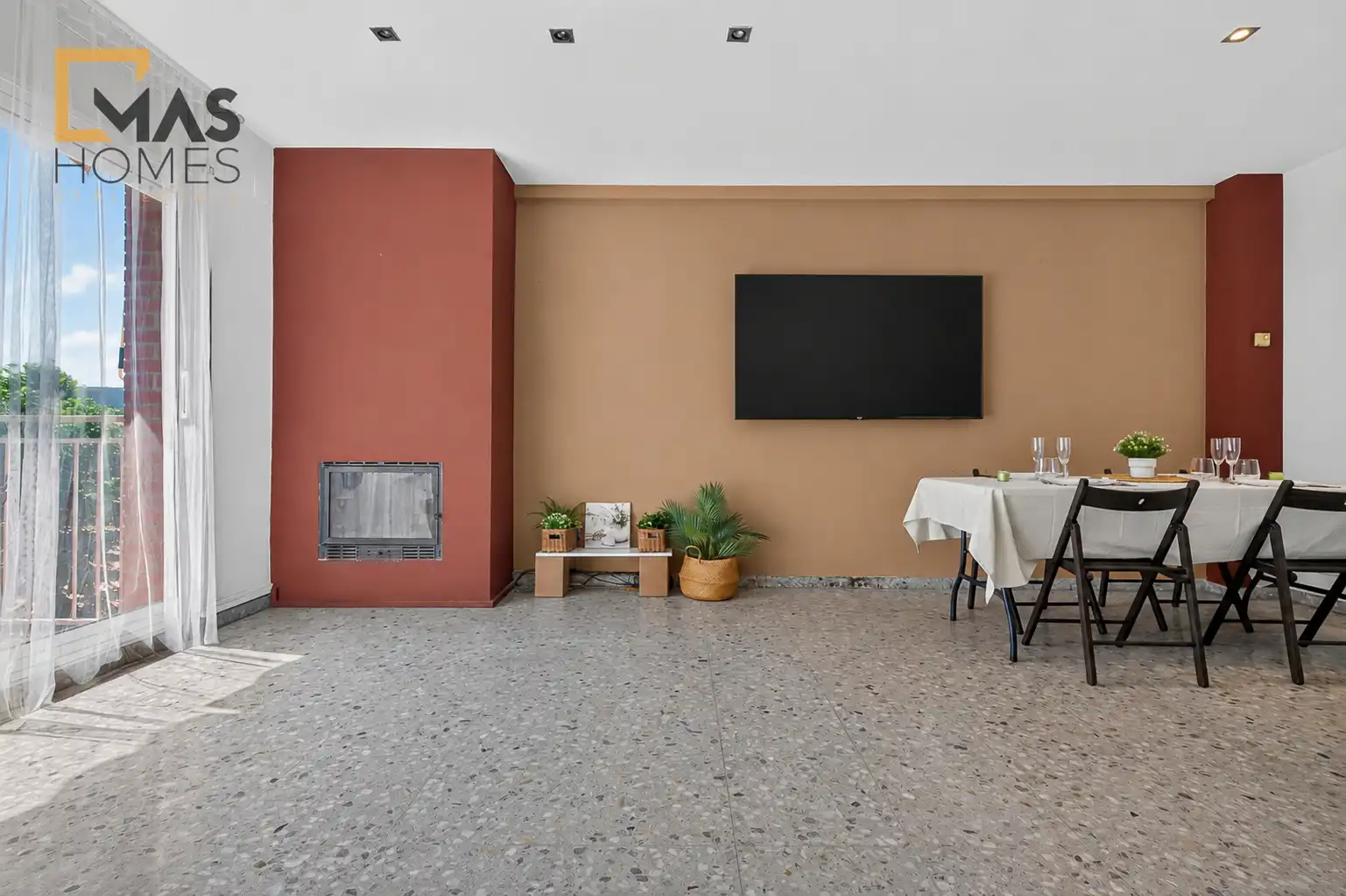 Sala d'estar de Casa adosada en venda en Martorell amb Aire condicionat, Calefacció i Jardí privat