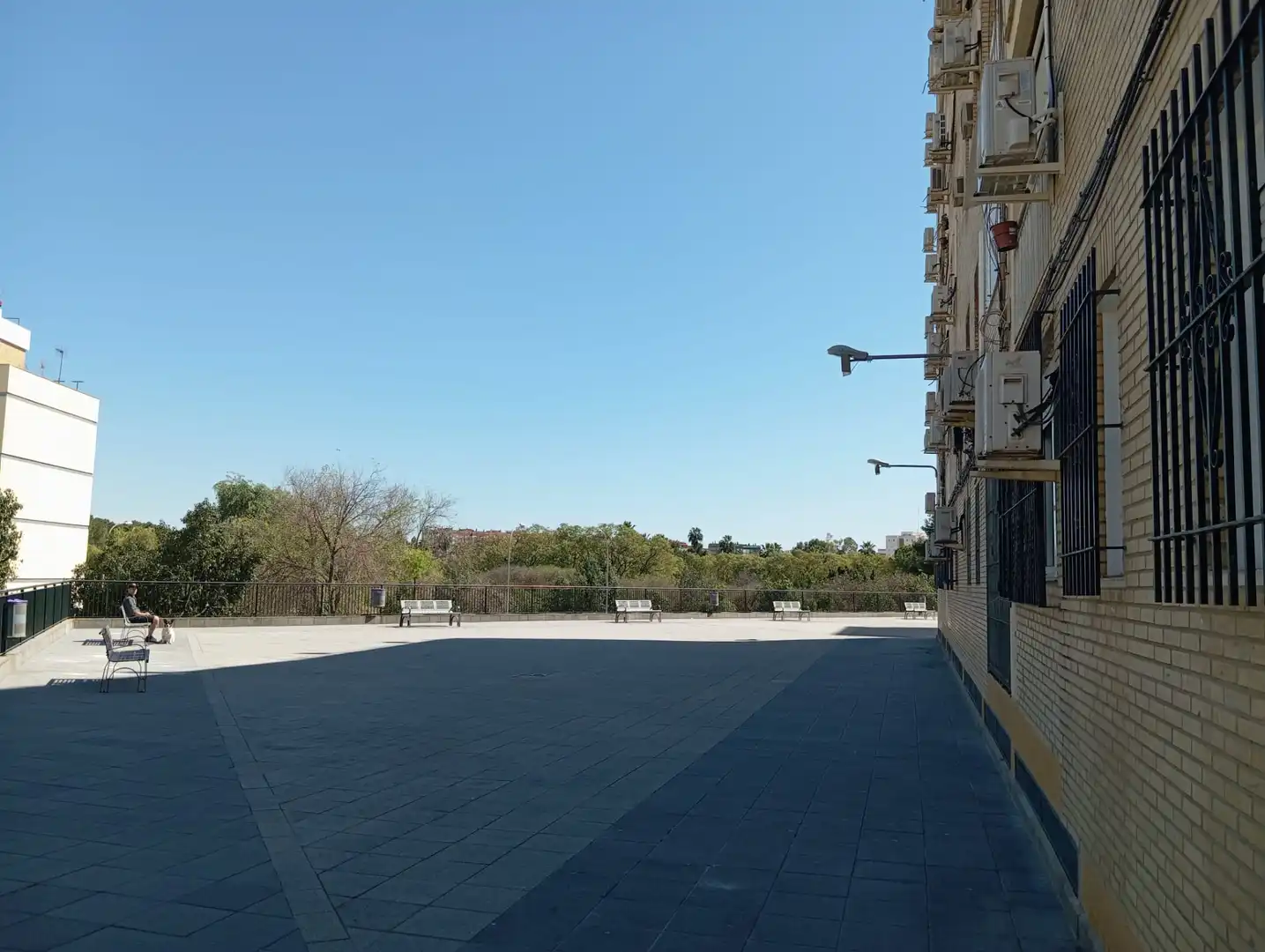 Terrace of Flat for sale in Sevilla  with Air Conditioner, Private garden and Furnished