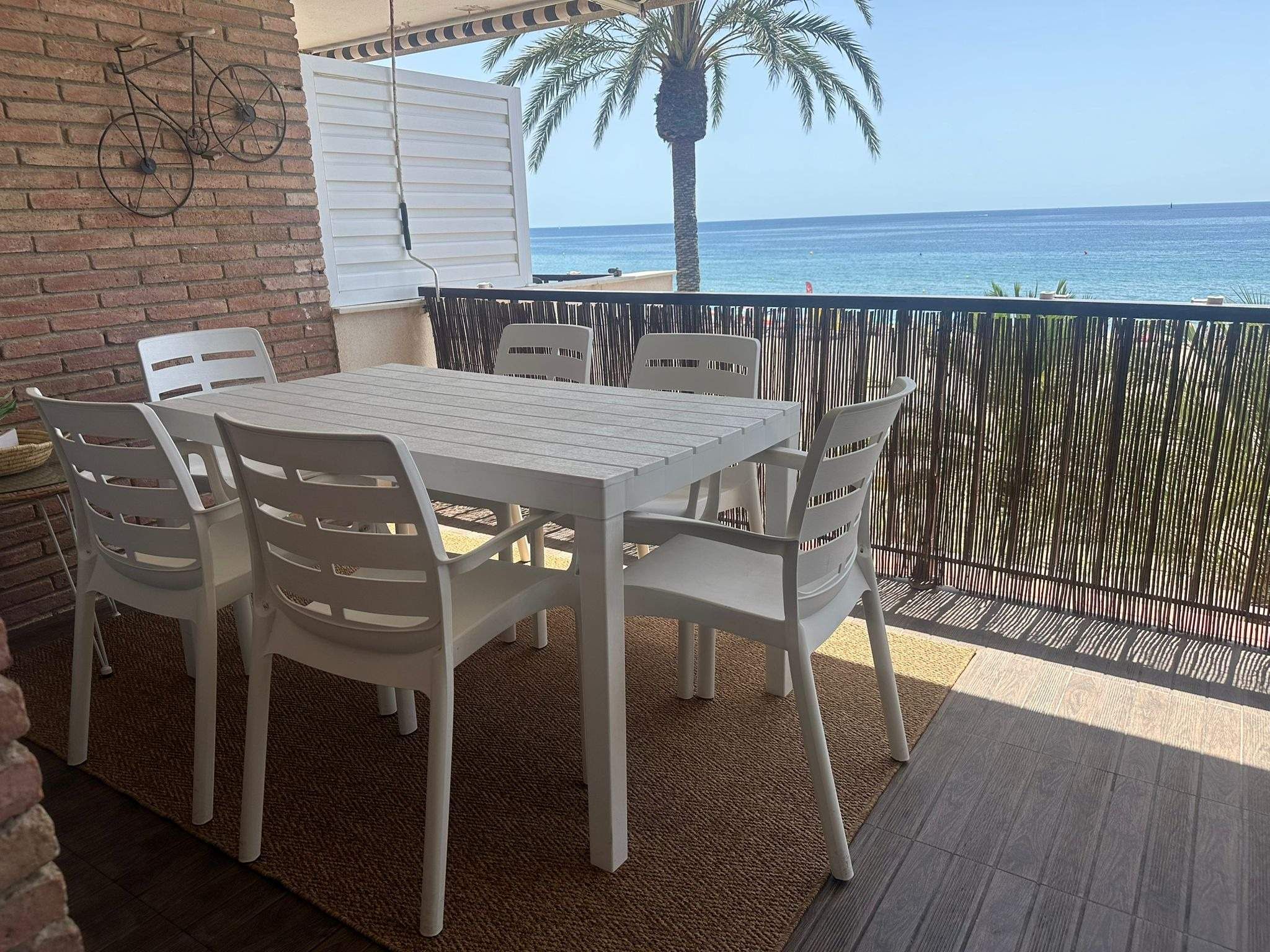 Terrace of Attic to rent in Sitges  with Air Conditioner, Heating and Private garden