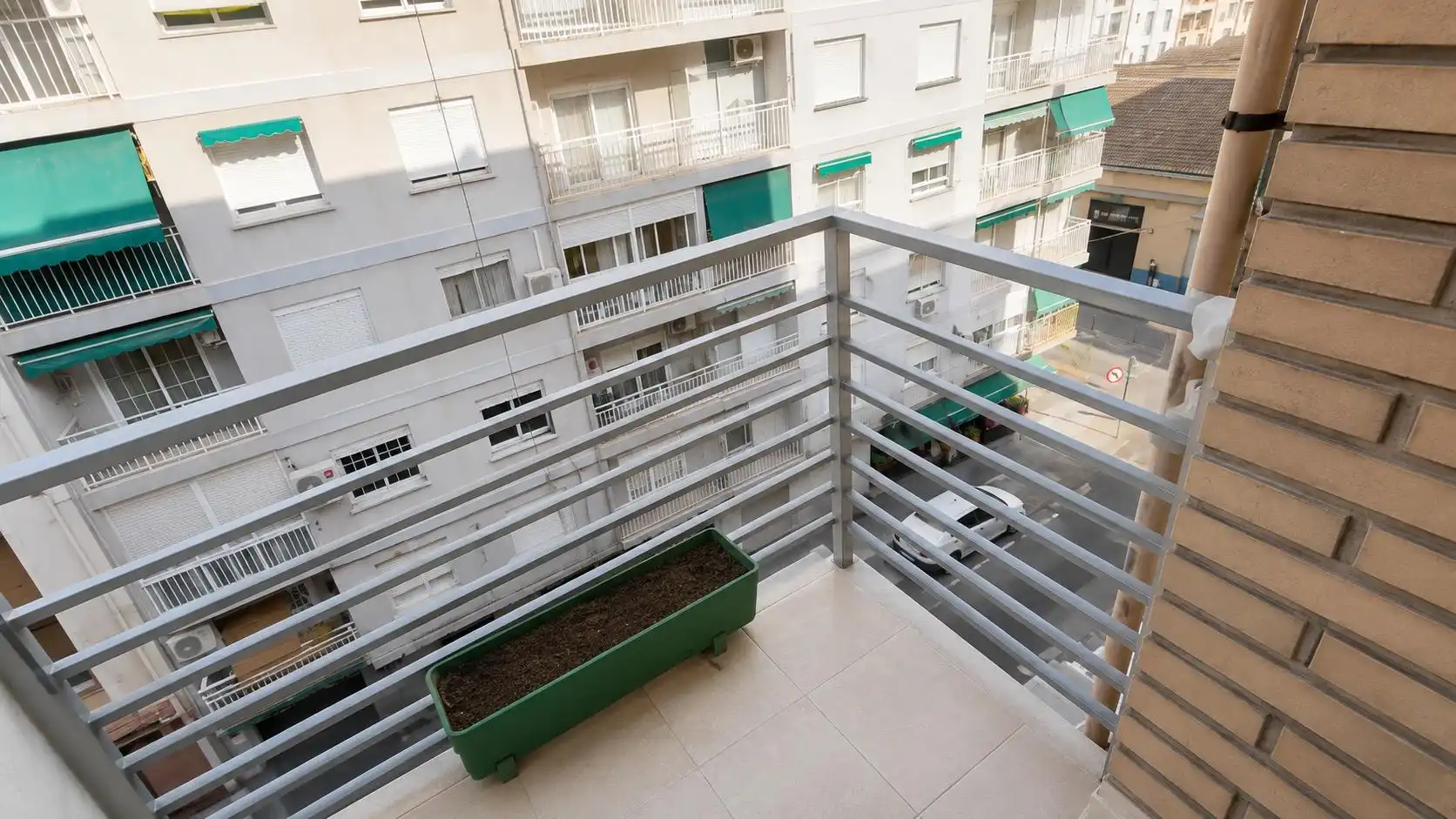 Balcony of Flat for rent in Valencia  with Air Conditioner, Furnished and Balcony