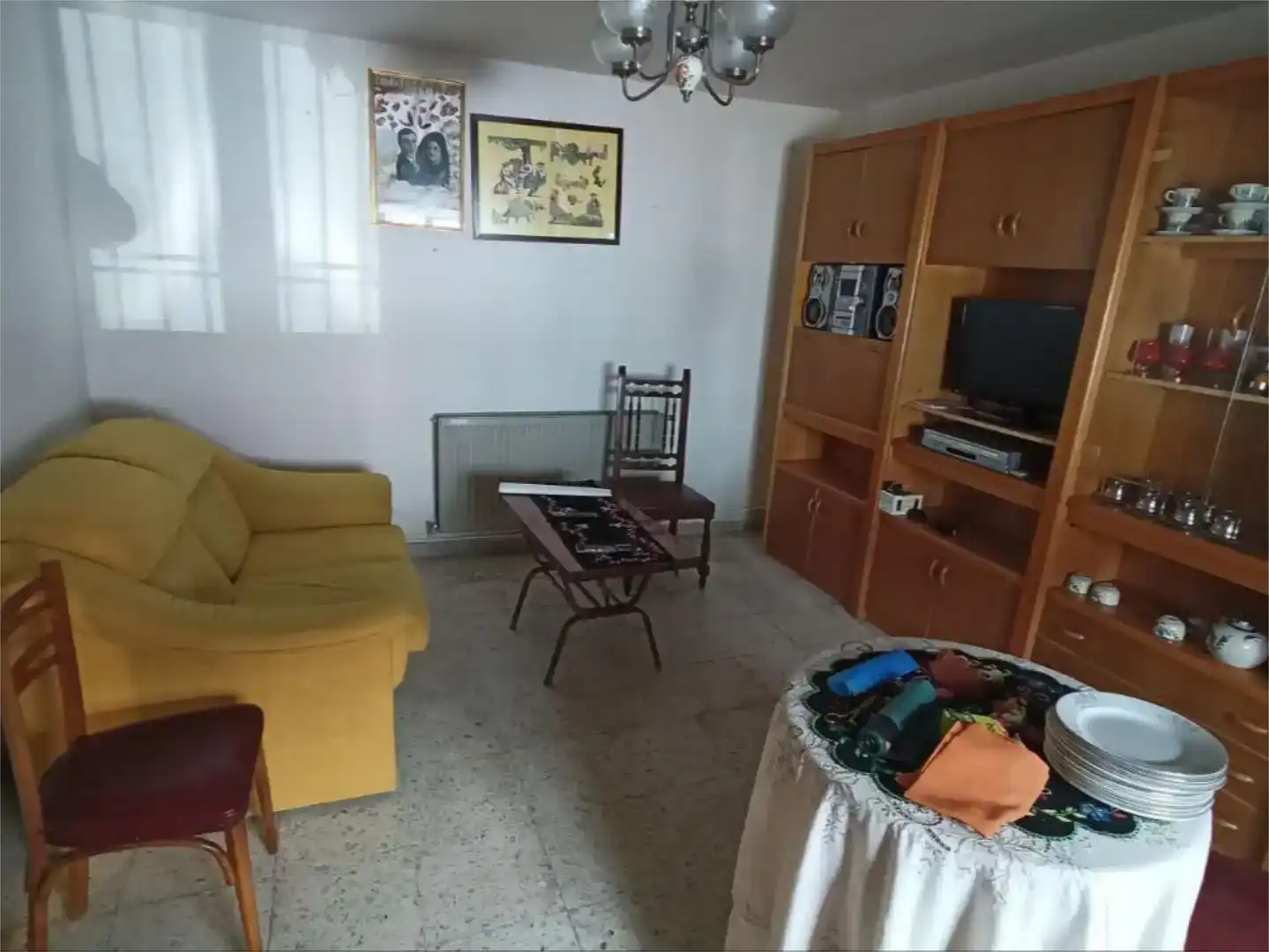 Sala d'estar de Casa adosada en venda en Zamora Capital  amb Traster