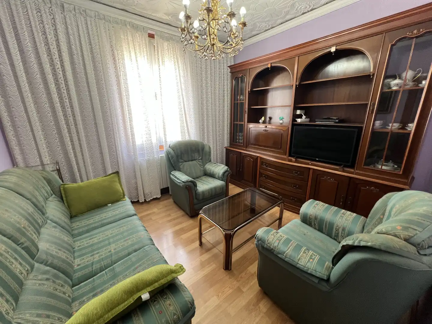 Sala de estar de Piso en venta en Bilbao  con Calefacción y Terraza