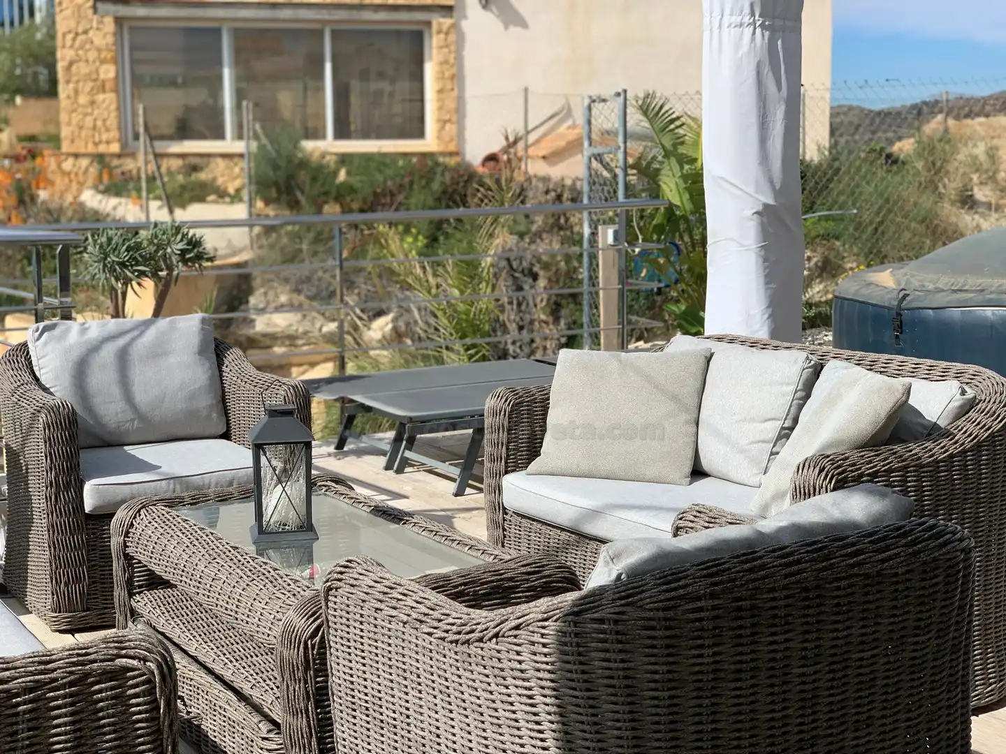 Terraza de Casa o chalet en venta en El Campello con Aire acondicionado, Jardín privado y Terraza