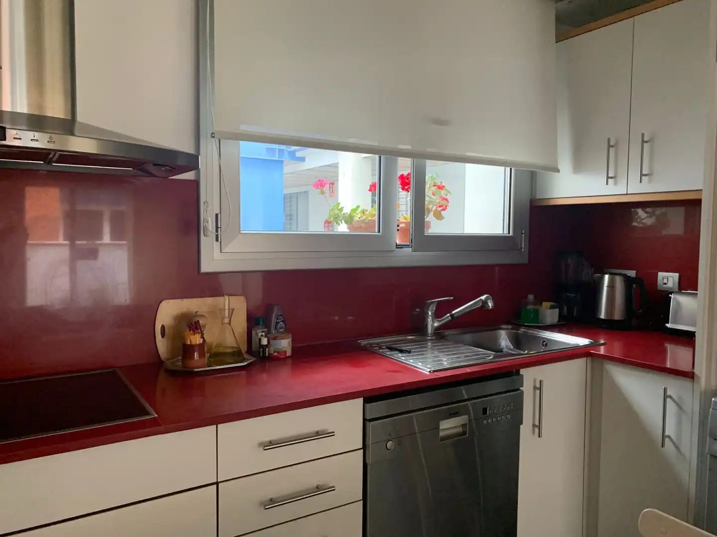 Küche von Wohnung zur Miete in Barcelona mit Klimaanlage und Heizung