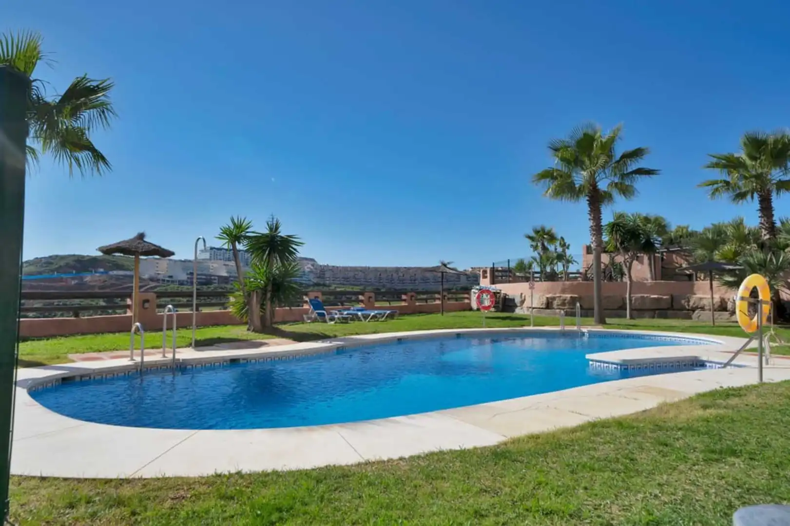 Garden of Apartments for sale in Manilva  with Air Conditioner, Terrace and Storage room