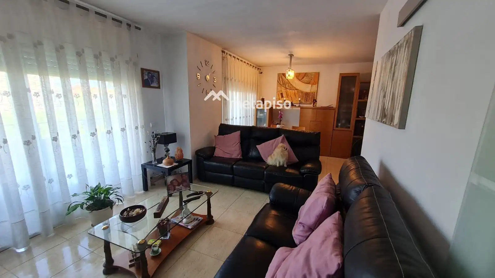 Sala de estar de Dúplex en venta en Vilafranca del Penedès con Calefacción, Terraza y Amueblado