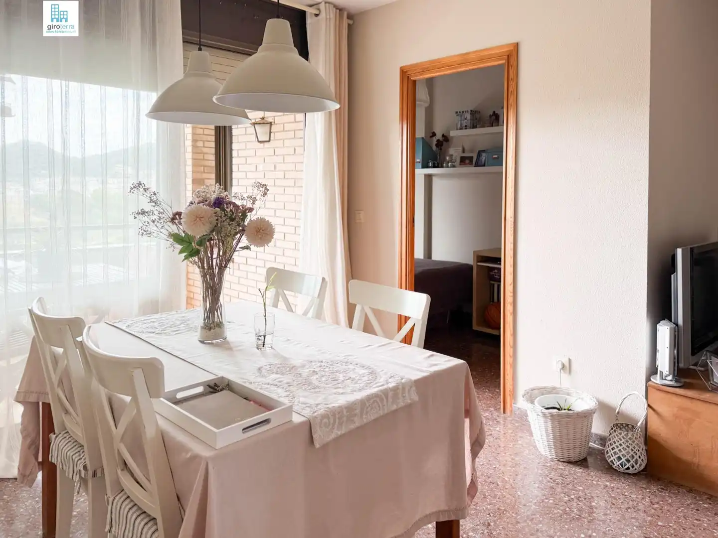 Esszimmer von Dachboden zum Verkauf in Blanes mit Terrasse