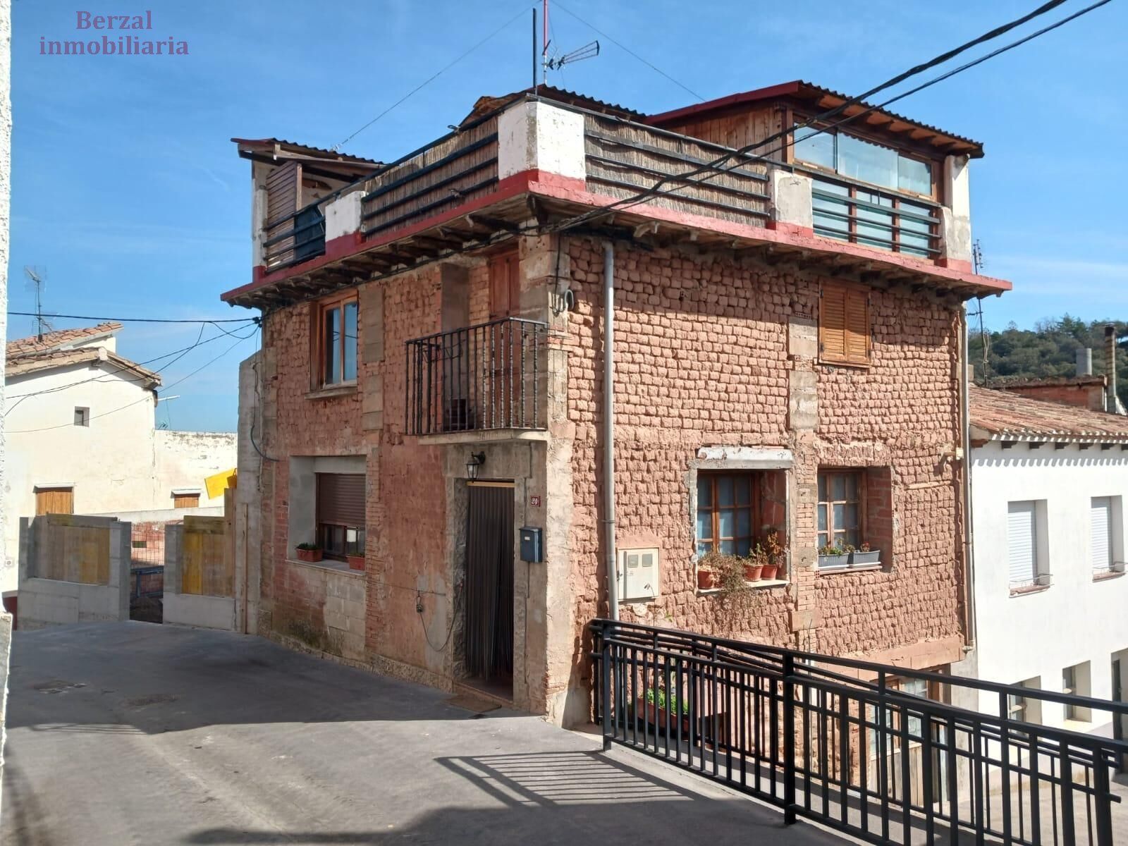 Exterior view of Houses for sale in Hornos de Moncalvillo  with Private garden, Terrace and Storage room