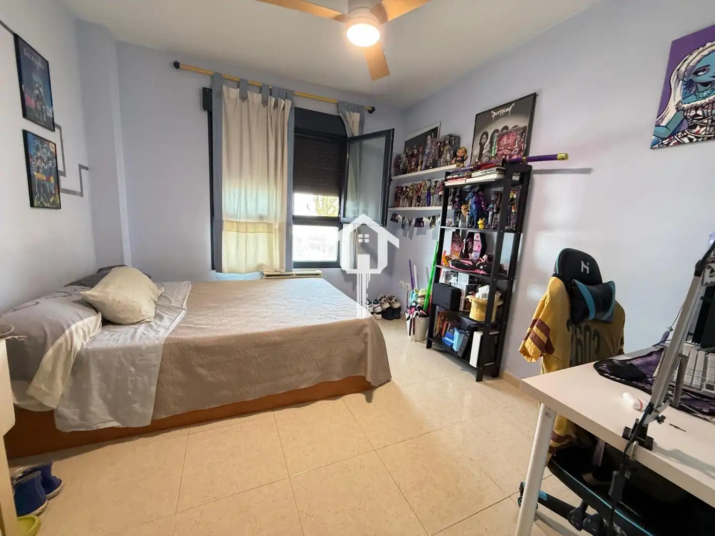 Bedroom of Flat for sale in San Vicente del Raspeig / Sant Vicent del Raspeig  with Air Conditioner, Private garden and Furnished