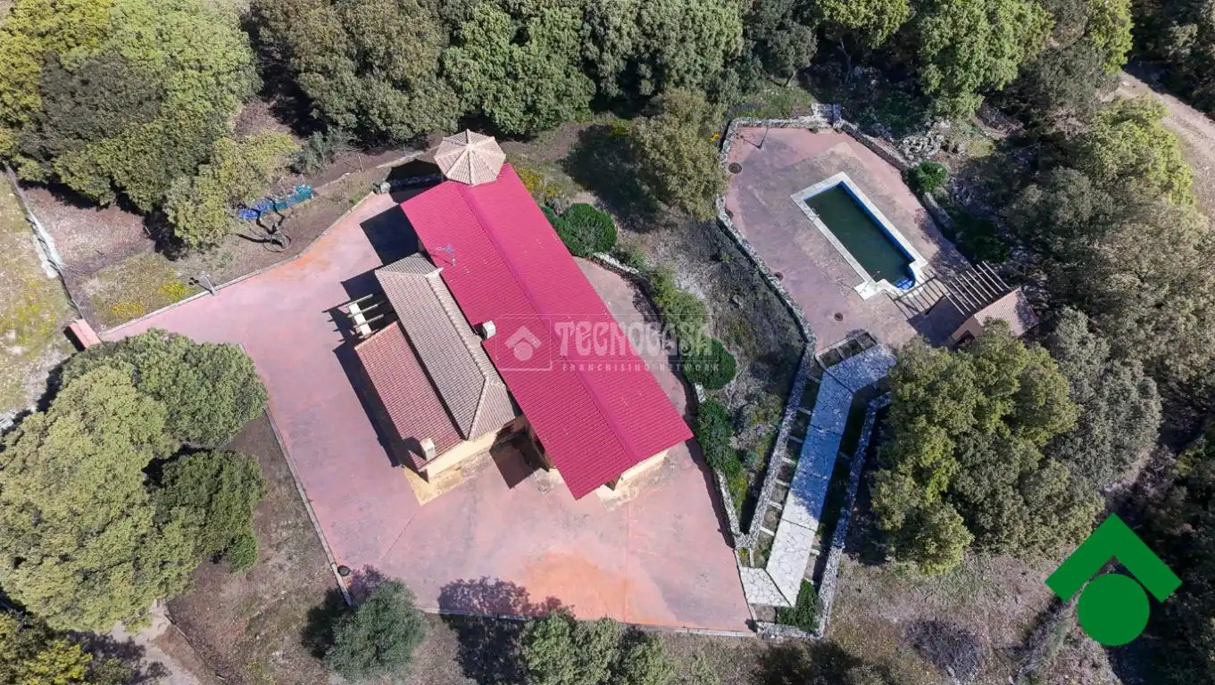 Vista exterior de Finca rústica en venta en Zafarraya con Aire acondicionado, Jardín privado y Piscina