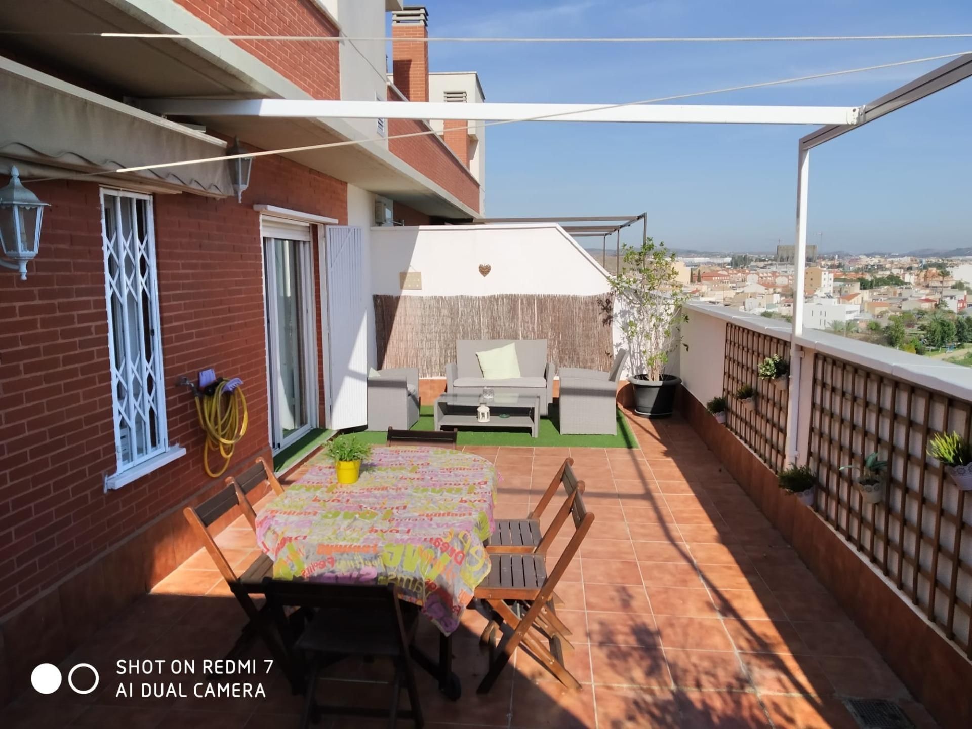 Terrace of Attic for sale in  Murcia Capital  with Air Conditioner, Heating and Private garden