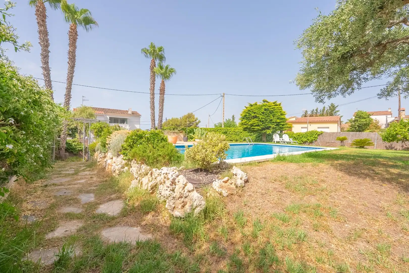 Swimming pool of Houses for sale in Cunit  with Heating, Private garden and Swimming Pool