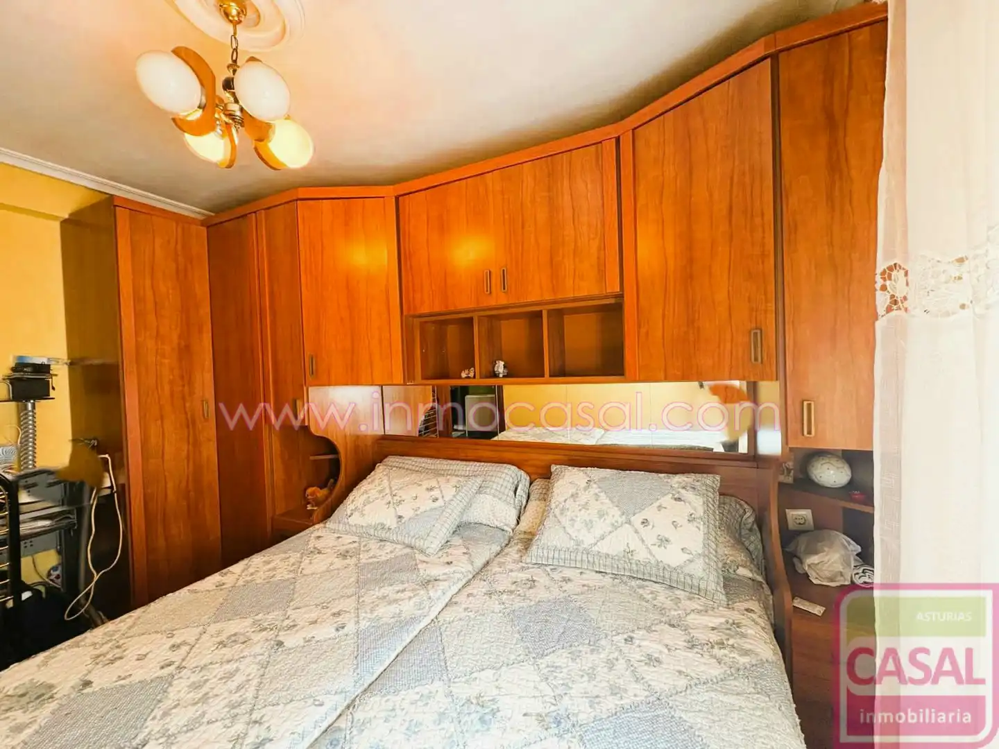 Schlafzimmer von Haus oder Chalet zum Verkauf in Mieres (Asturias) mit Heizung, Terrasse und Möbliert