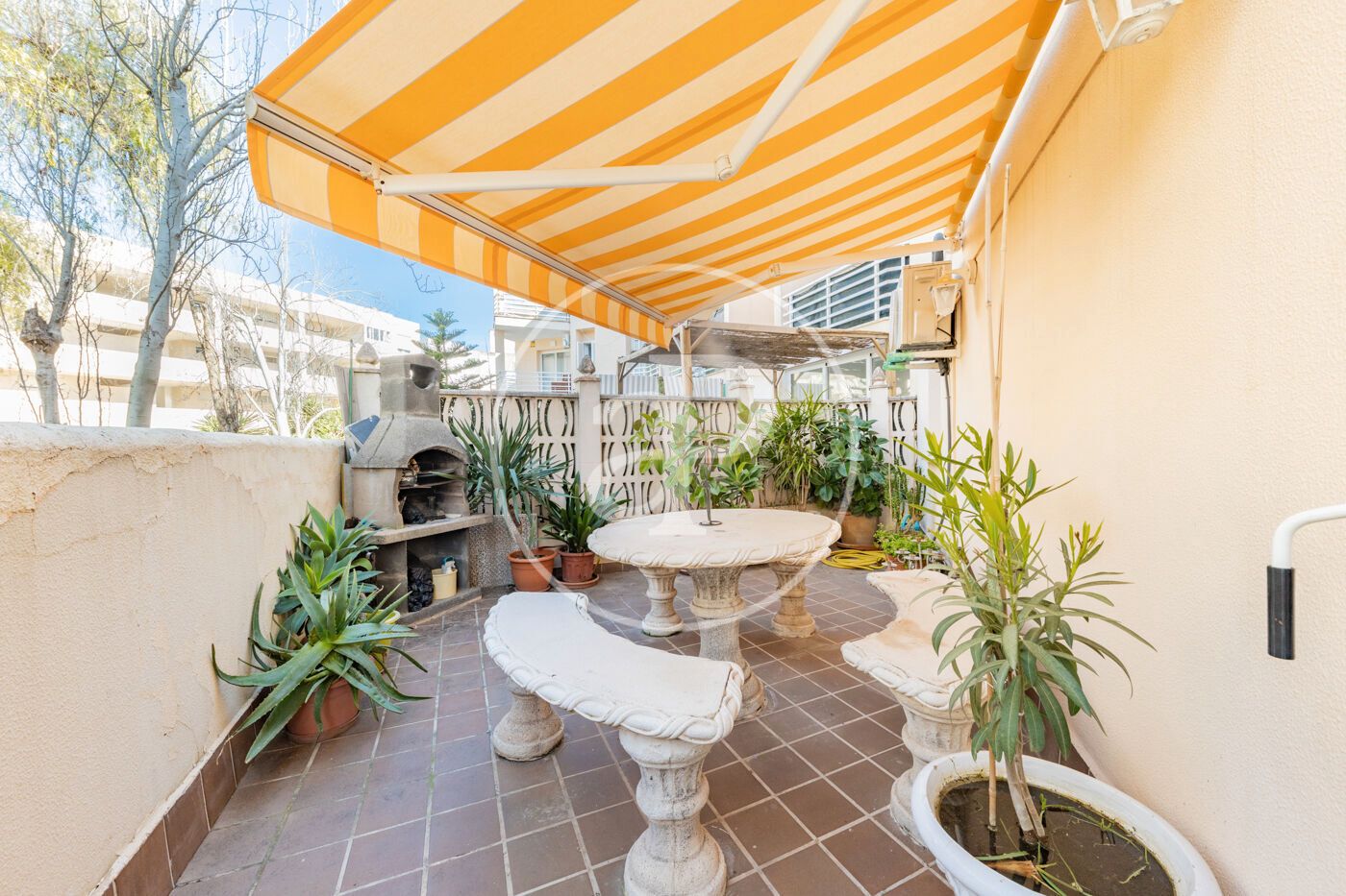 Terrace of Flat for rent in Andratx  with Air Conditioner, Terrace and Furnished