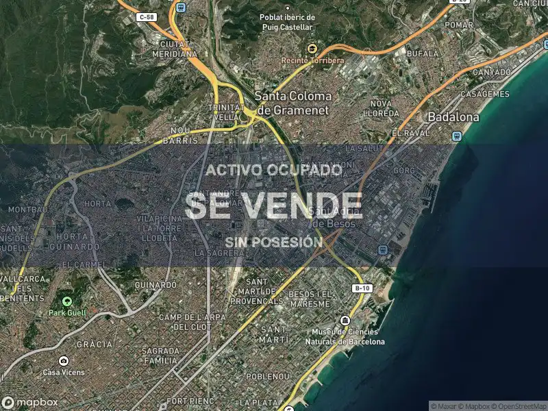 Außenansicht von Wohnung zum Verkauf in Sant Adrià de Besòs