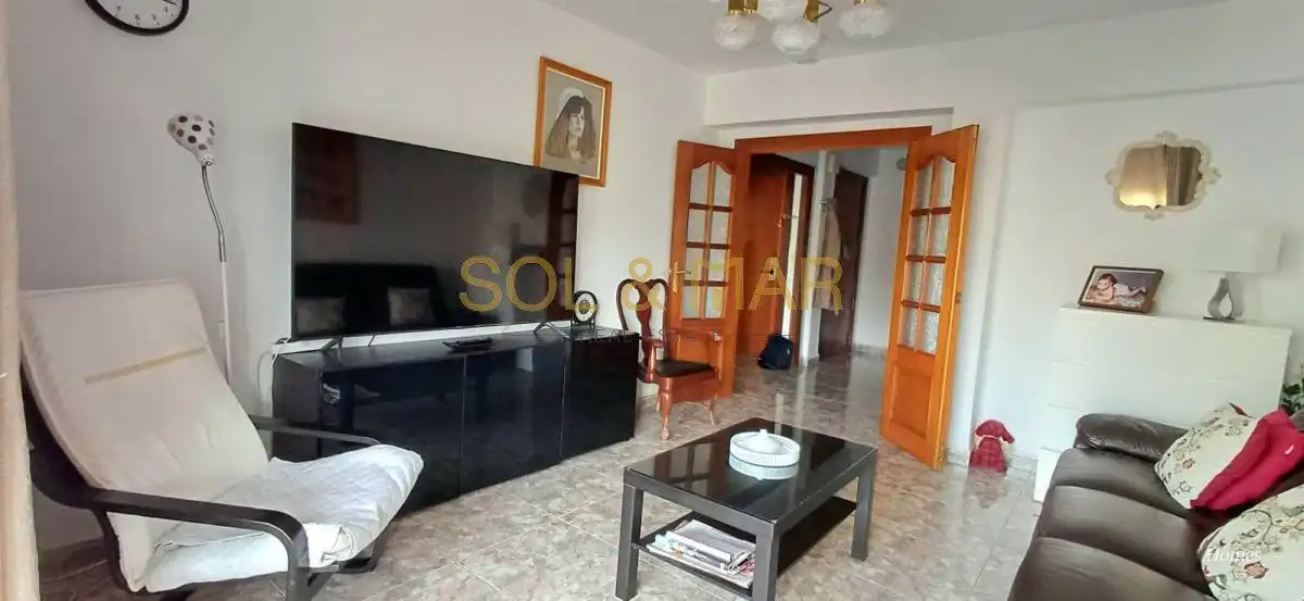 Sala de estar de Piso en venta en Torremolinos con Aire acondicionado, Calefacción y Terraza
