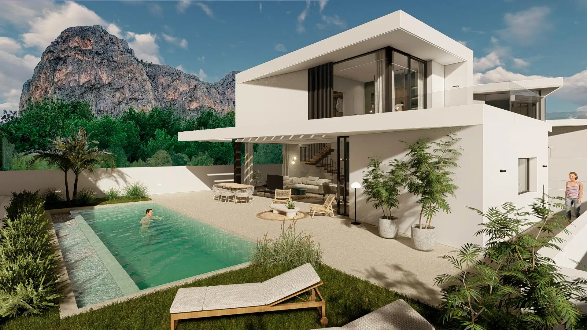 Chalet con piscina en venta en Balcón de Ponoig - Polop Paradis - Polop Hills, imagen 3