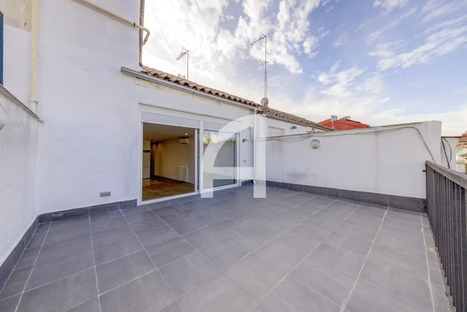 Terrasse von Dachboden zur Miete in Madrid mit Klimaanlage, Heizung und Terrasse