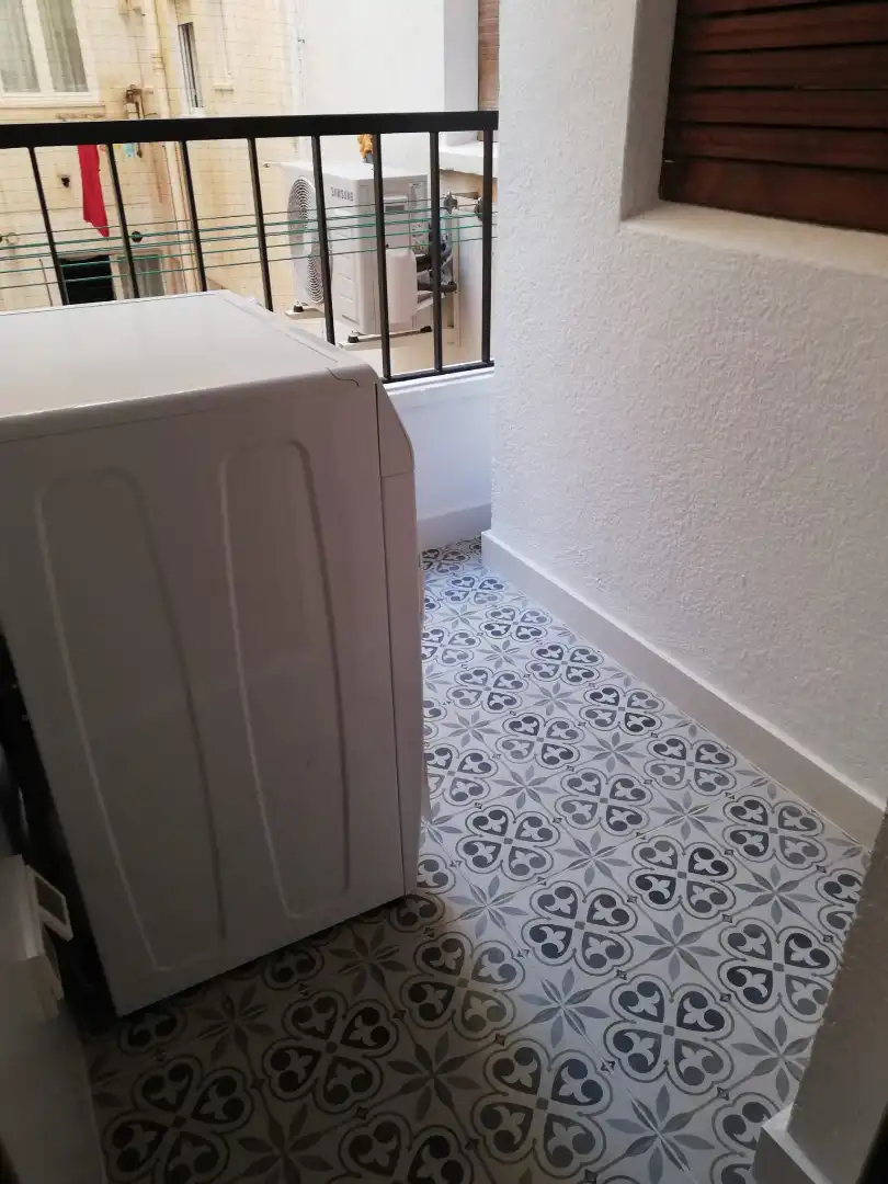 Baño de Apartamento de alquiler en Málaga con Aire acondicionado, Calefacción y Amueblado