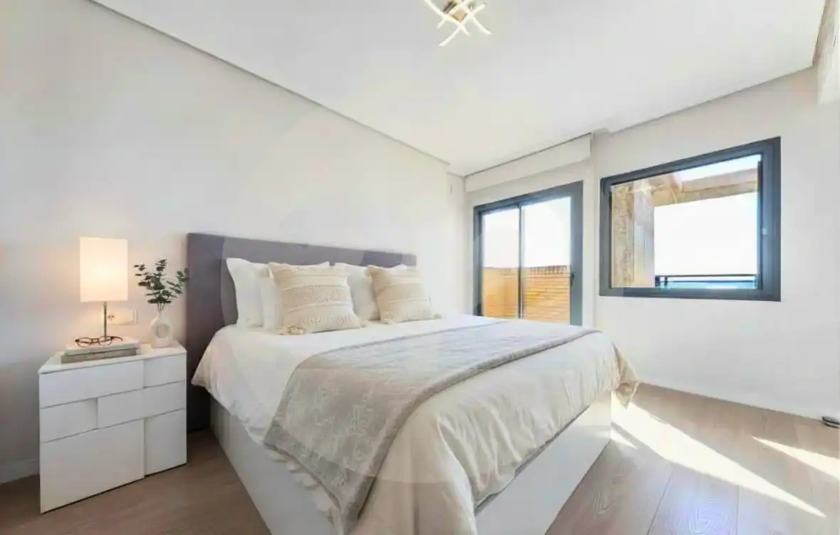 Bedroom of Duplexes for rent in Benidorm  with Air Conditioner, Heating and Terrace