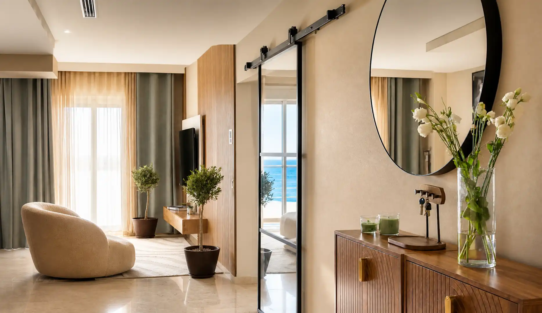 Living room of Apartments for sale in Manilva  with Air Conditioner, Terrace and Storage room