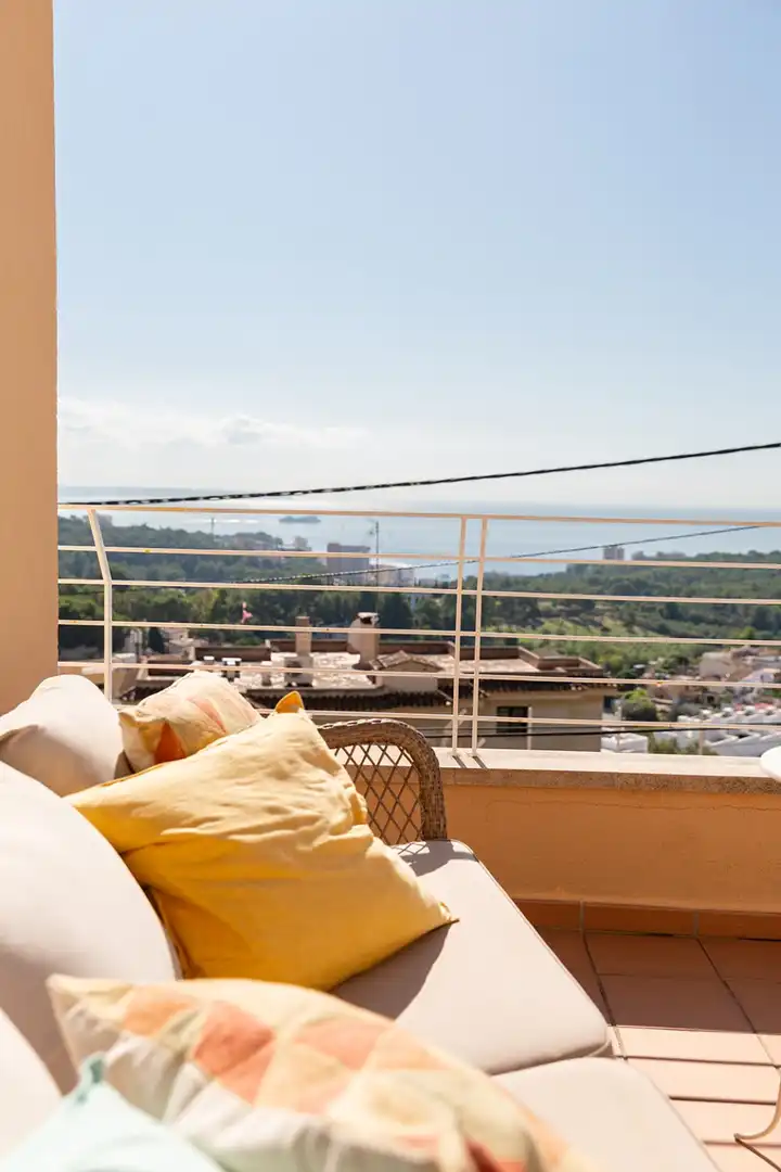 Terrassa de Casa adosada en venda en  Palma de Mallorca amb Aire condicionat, Jardí privat i Terrassa