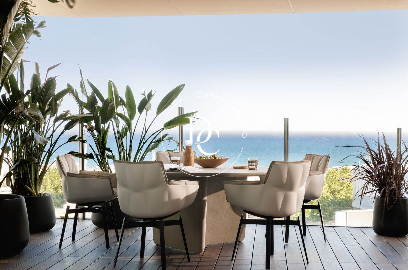 Terrace of Flat for sale in  Barcelona Capital  with Air Conditioner, Heating and Private garden