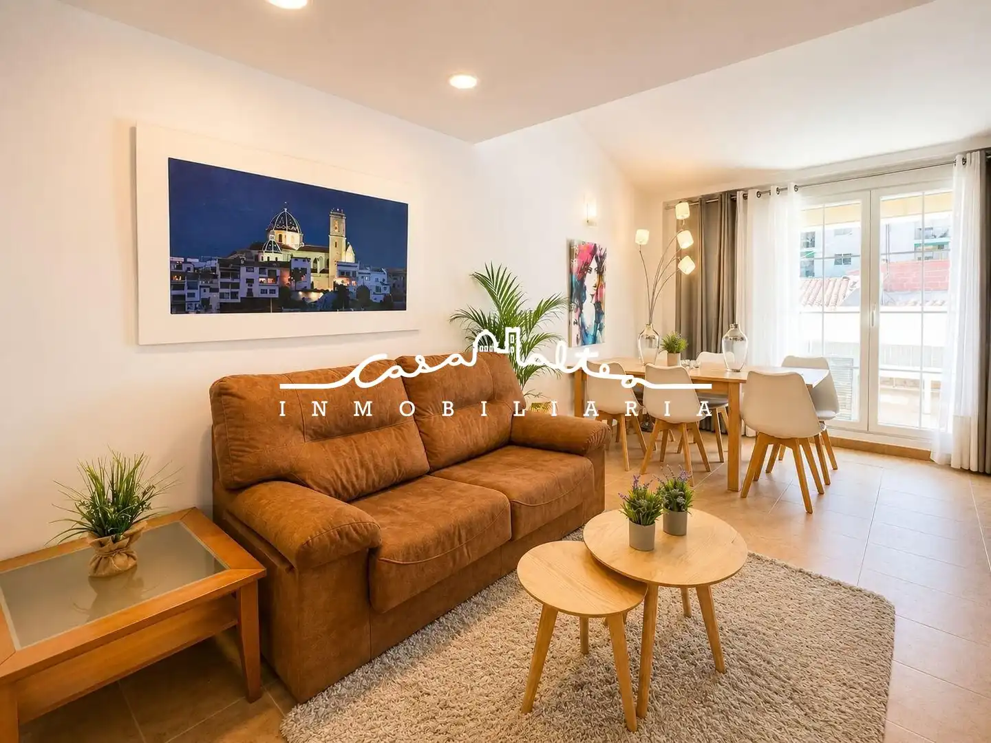 Sala de estar de Ático en venta en Altea con Aire acondicionado, Calefacción y Terraza