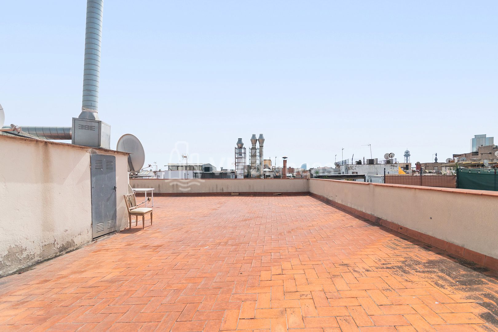 Terrace of Flat to rent in  Barcelona Capital  with Heating, Terrace and Furnished