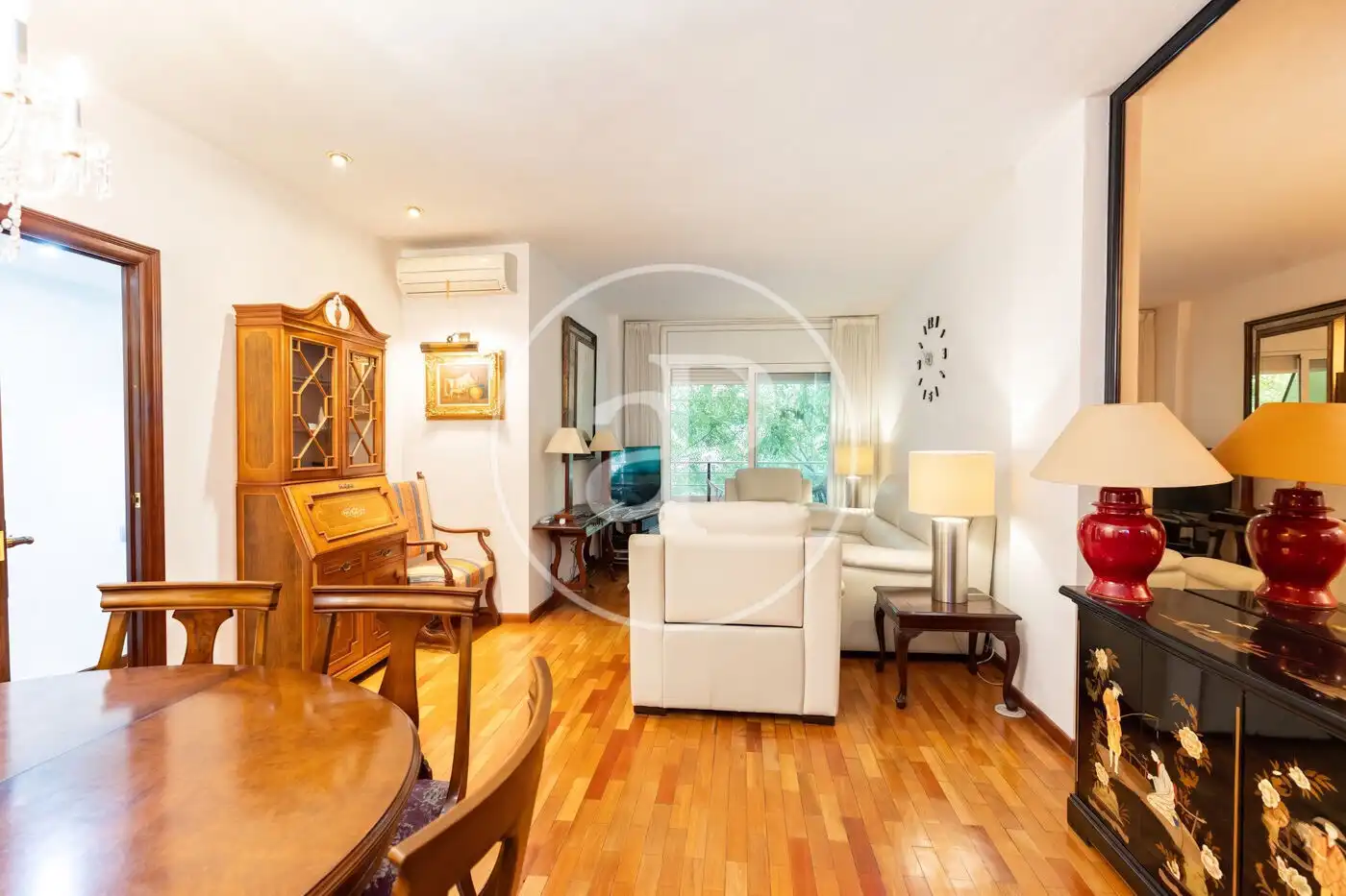Living room of Flat for sale in  Barcelona Capital  with Air Conditioner, Heating and Terrace