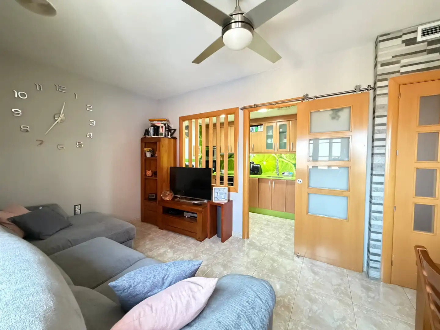 Sala d'estar de Casa o xalet en venda en Caspe amb Aire condicionat, Calefacció i Terrassa