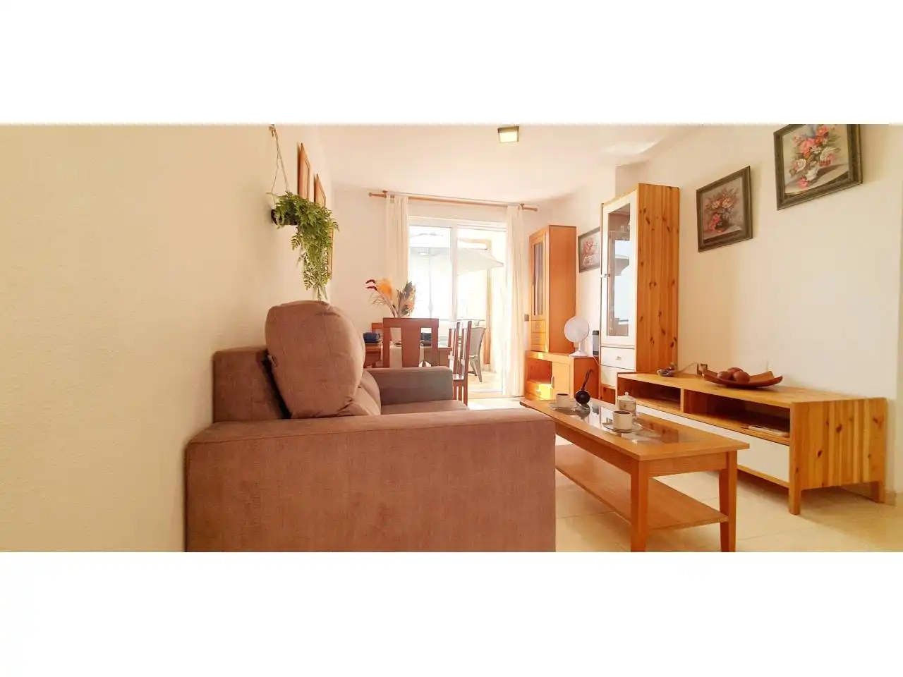 Sala d'estar de Apartament en venda en Vícar amb Aire condicionat, Calefacció i Terrassa