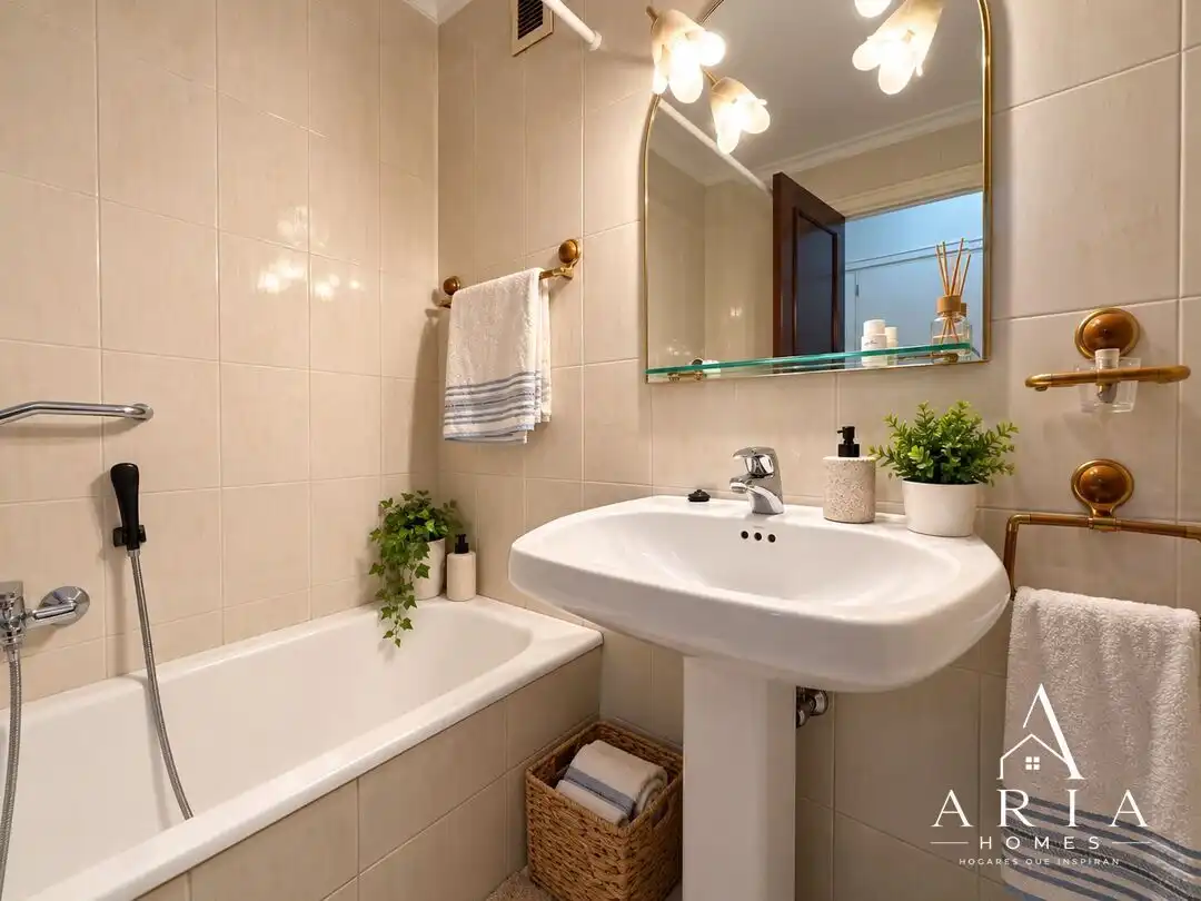 Bathroom of Flat for sale in Bilbao   with Heating, Terrace and Furnished