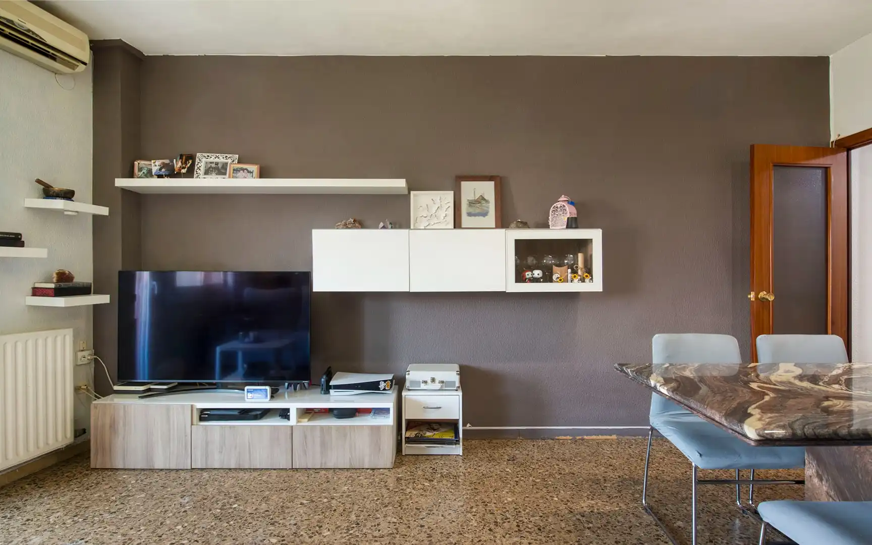 Living room of Flat for sale in Barcelona  with Air Conditioner, Heating and Terrace