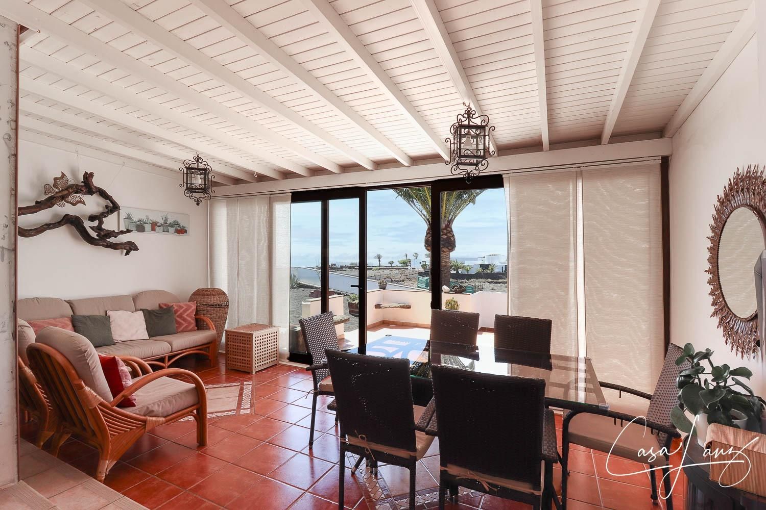 Menjador de Casa o xalet en venda en Tías amb Jardí privat, Terrassa i Traster