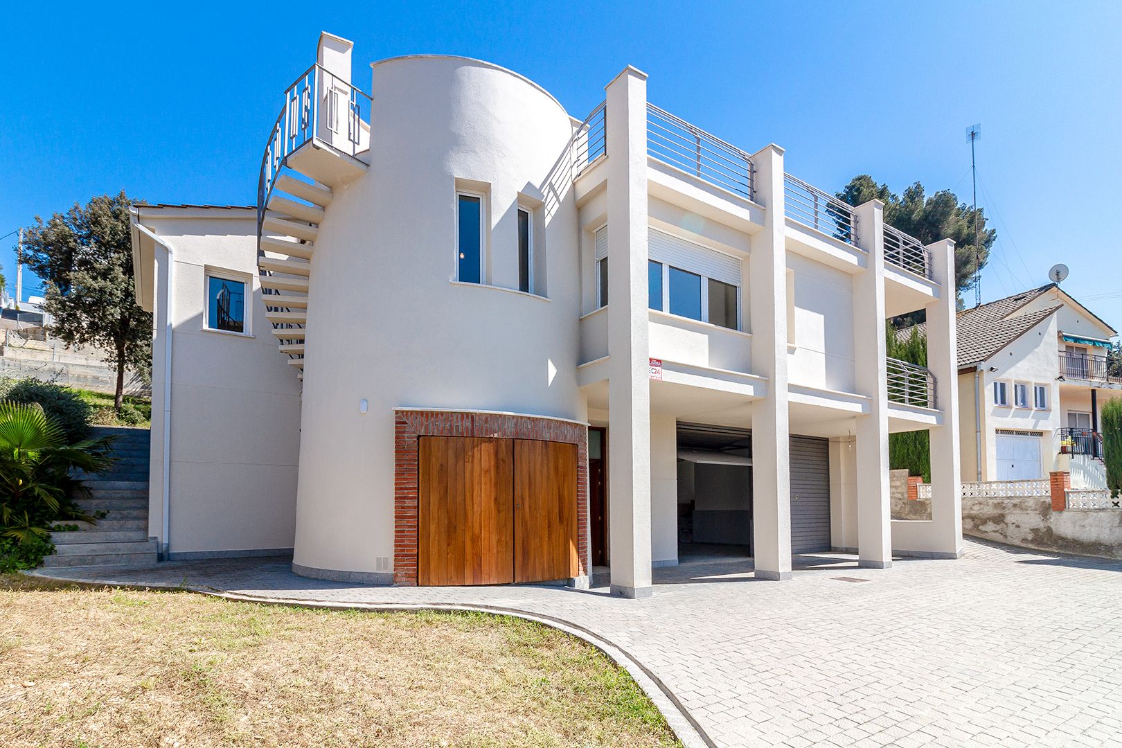 Exterior view of House or chalet for sale in Abrera  with Heating, Private garden and Terrace