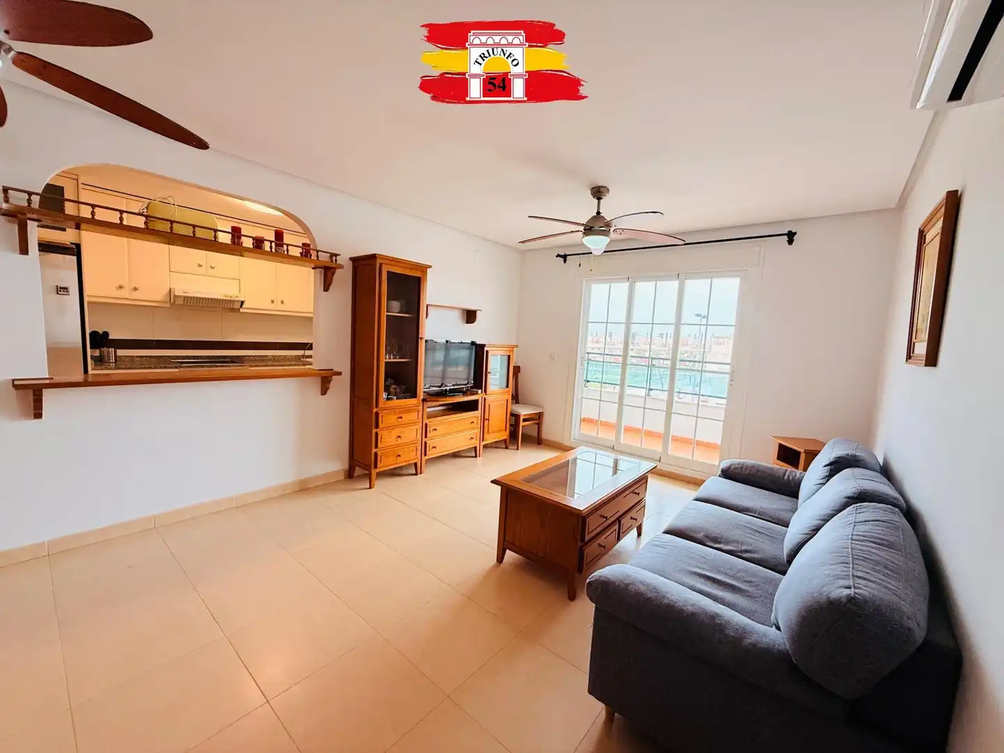 Sala de estar de Ático en venta en Pilar de la Horadada con Aire acondicionado, Jardín privado y Trastero