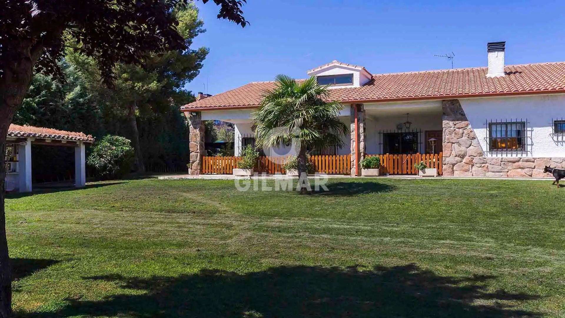 Garden of Houses for sale in Madrid  with Heating, Private garden and Swimming Pool