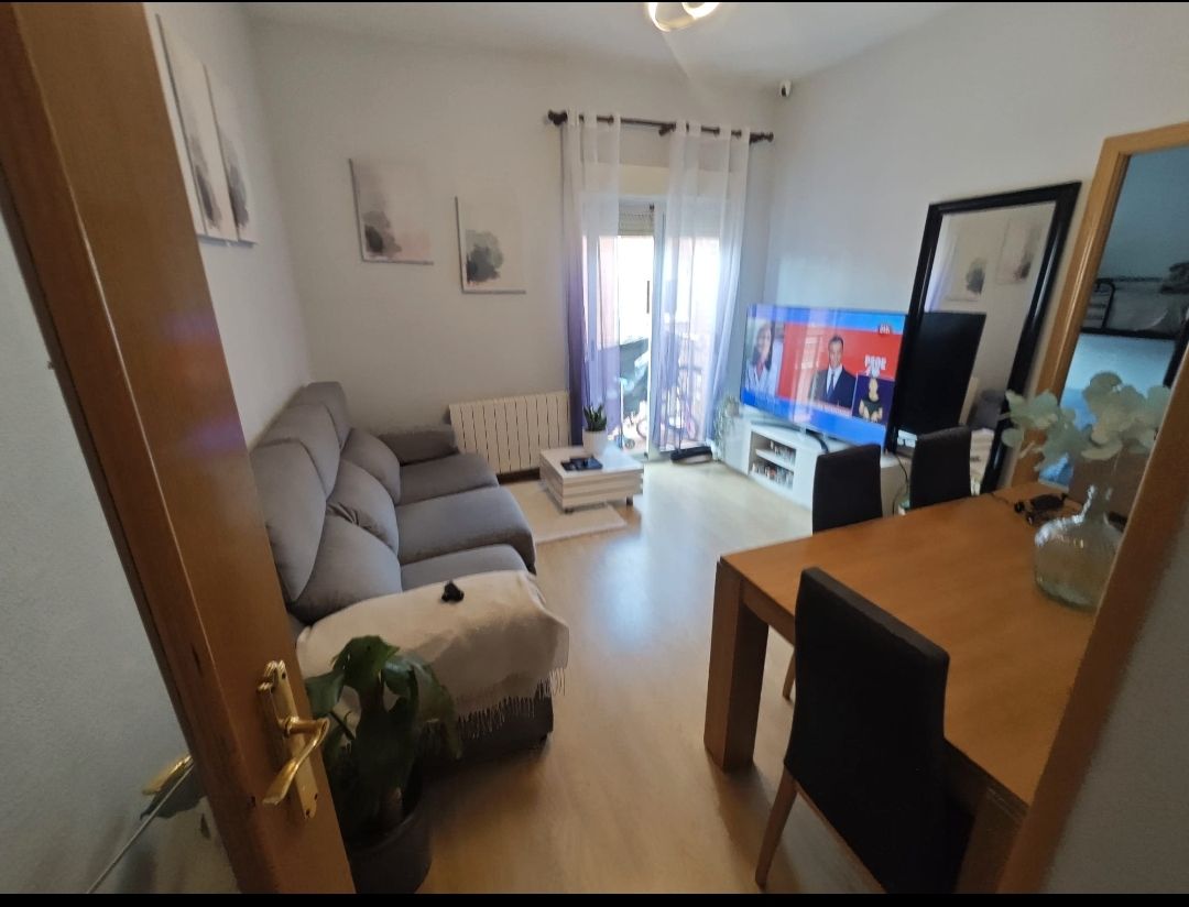 Sala de estar de Piso en venta en  Madrid Capital con Calefacción, Terraza y Horno