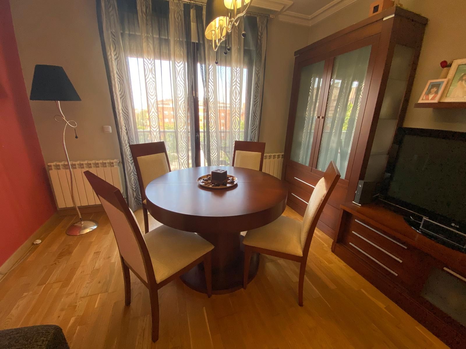 Dining room of Flat for sale in  Albacete Capital  with Air Conditioner, Heating and Parquet flooring