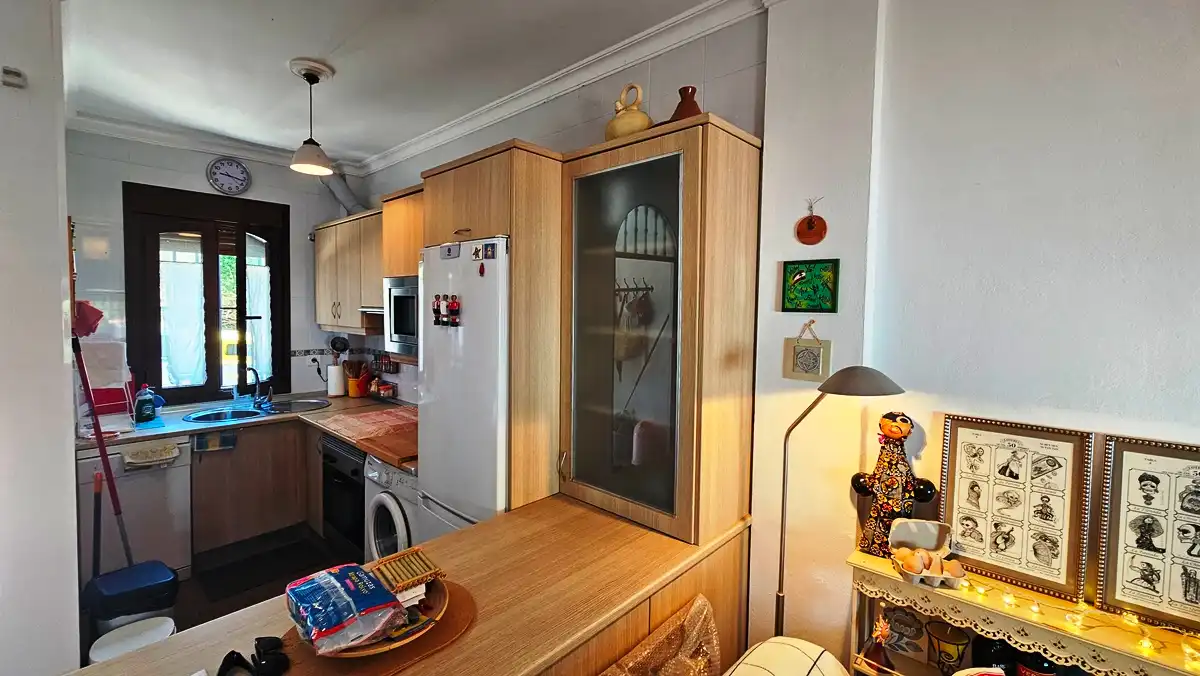 Cocina de Casa adosada en venta en Aroche con Aire acondicionado, Jardín privado y Amueblado