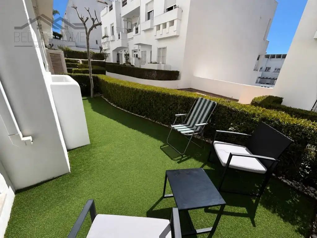 Terrasse von Maisonette zum Verkauf in Estepona mit Klimaanlage, Terrasse und Schwimmbad