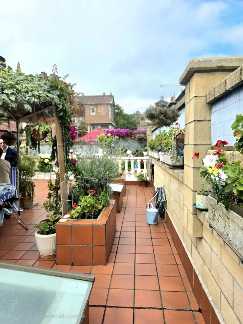 Terraza de Casa adosada en venta en Castro-Urdiales con Calefacción, Jardín privado y Terraza