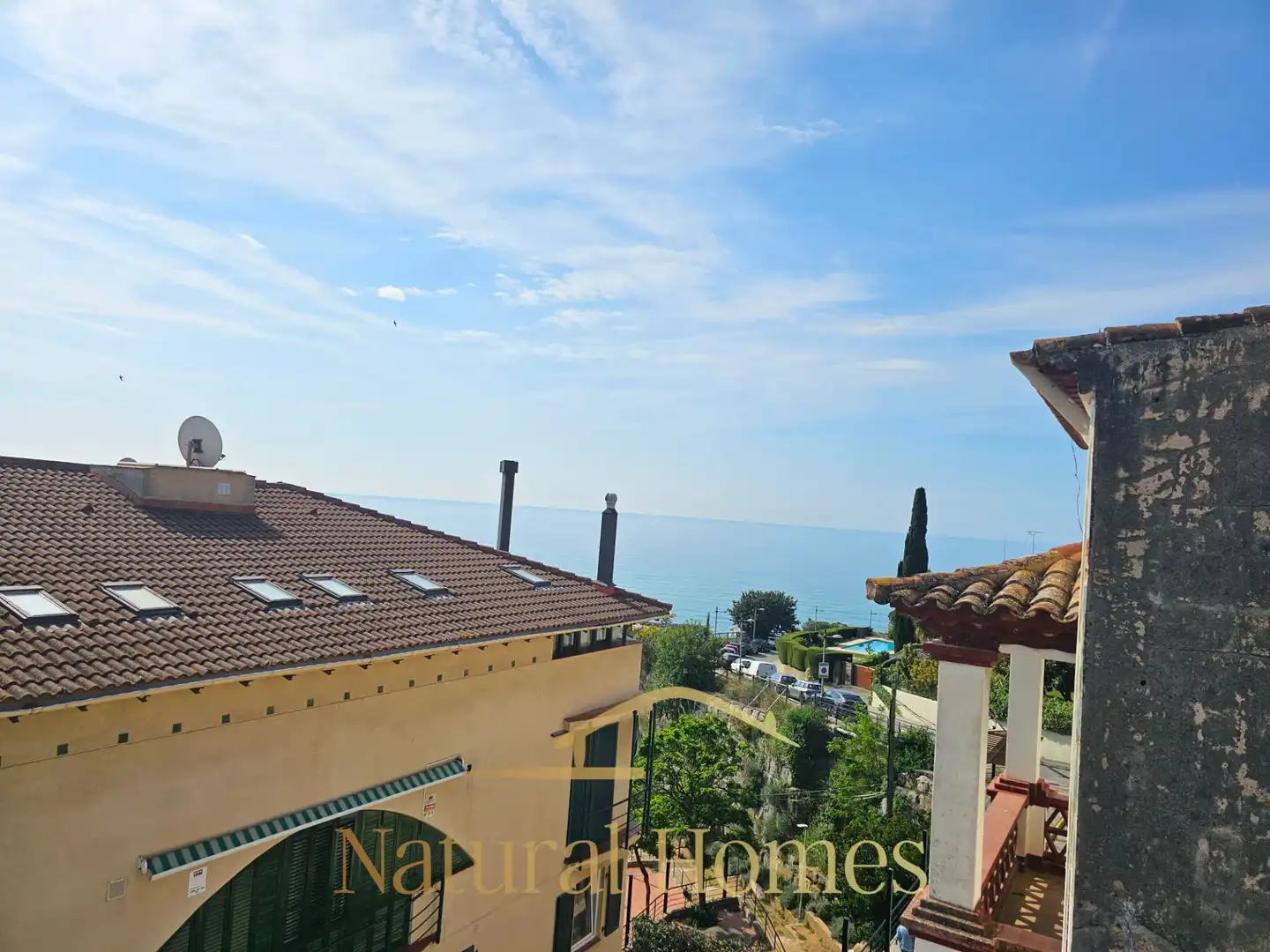 Balcony of Duplexes for rent in Caldes d'Estrac  with Air Conditioner, Terrace and Furnished