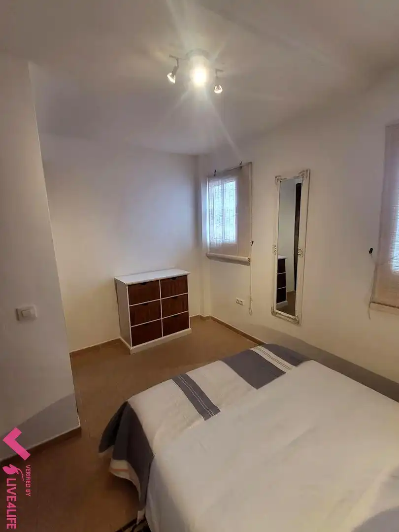 Bedroom of Attic for rent in Sevilla  with Air Conditioner, Terrace and Furnished