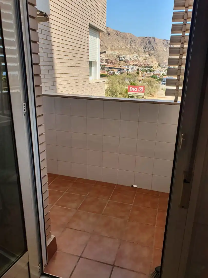 Terraza de Piso de alquiler en Roquetas de Mar con Aire acondicionado, Calefacción y Terraza