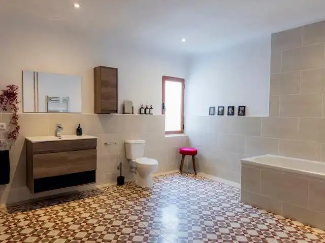 Baño de Finca rústica en venta en Huéscar con Aire acondicionado, Calefacción y Jardín privado