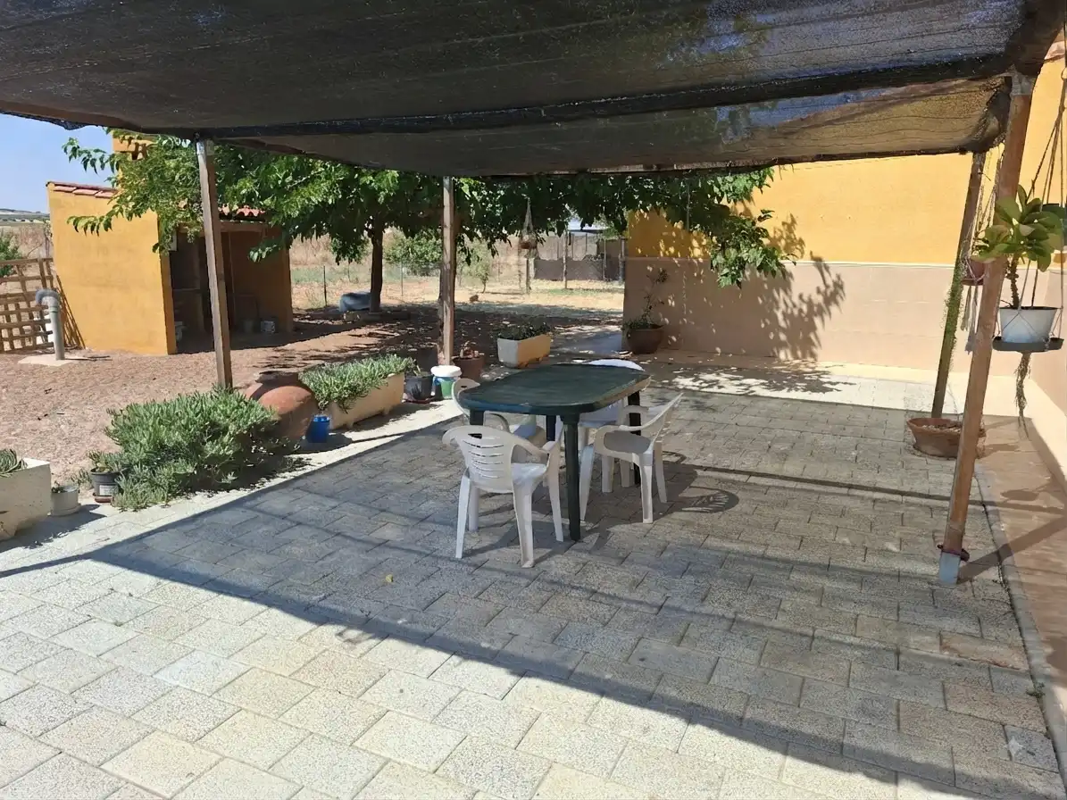 Terrassa de Finca rústica en venda en Fernán Caballero amb Aire condicionat, Calefacció i Traster